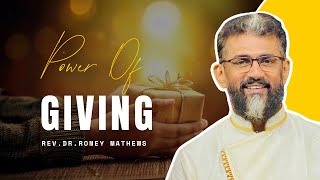 Power of Giving  RevDr Roney Mathews  Sunday Service [upl. by Atnas]