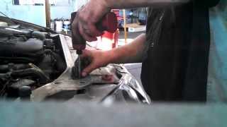 Radiator fan assembly replacement 1998  2004 Chrysler 300M Install Remove Replace How to [upl. by Goetz]