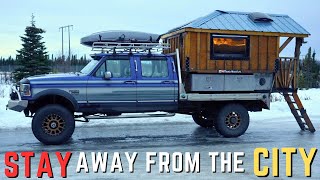 I Got Kicked Out  This Is Why I Dont Truck Camp in Cities Anymore  Vanlife in Anchorage Alaska [upl. by Lorene559]