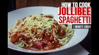 How to Cook Filipino Spaghetti Aka Jollibee style Recipe [upl. by Adniralc]