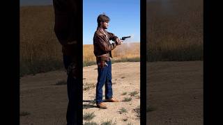 Triple shot on a single action revolver Cowboy rapid fire [upl. by Elinet]