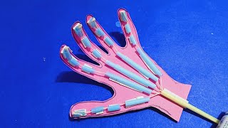 Robotic Hand science project  How to Make a Robotic Hand [upl. by Chrisse]