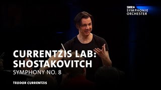 LAB Teodor Currentzis rehearses Shostakovitchs 8th  SWR Symphonieorchester [upl. by Thanasi]