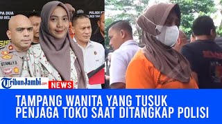 Tampang Wanita Yang Tusuk Penjaga Toko Saat Ditangkap Polisi Warga Ungkap Soal Bawa Katana [upl. by Htebezile]