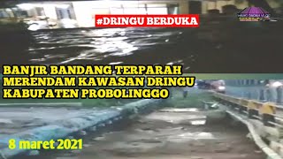 BANJIR DRINGU PROBOLINGGO HARI INIBANJIR BANDANG MERENDAM RATUSAN RUMAH DRINGU PROBOLINGGO [upl. by Pine324]