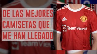 😍👕 Unboxing CAMISETA MANCHESTER UNITED PLAYER VERSION 202122 FAKE [upl. by Kunz583]