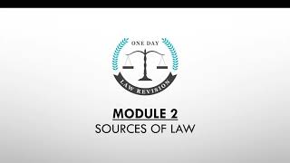 SOURCES OF LAW  JURISPRUDENCE [upl. by Gass923]