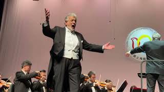 Plácido Domingo concert in Shanghai 上海 Granada 2023 [upl. by Filippa]