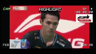 Final  Jonatan Christe INA VS Anders Antonsen DEN  Li Ning Master Badminton 2024 [upl. by Ear]