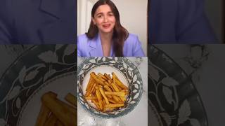 Alia Bhatt French Fry Recipeshorts [upl. by Susana]