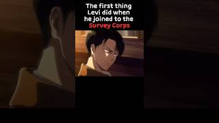 What Levi did first when he joined the Survey corps [upl. by Seraphina]