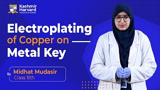 Electroplating of Copper on Metal Key [upl. by Lowell]