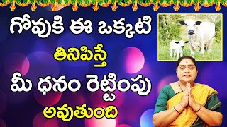 గోవుకి ఈ ఒక్కటి తినిపిస్తే మీ ధనం రెట్టింపు అవుతుంది  Rama Devi Astrologer [upl. by Anaidiriv504]