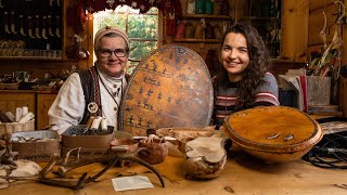 Lappish handicrafts – visiting Irene Kangasniemis Hornwork workshop in Rovaniemi Lapland Finland [upl. by Reyam]