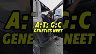 Base Pairs DNA🧬 GeneticsClass 12 shorts shivamrajaiims neetexam biology funny neetbiology [upl. by Aneled416]