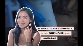 Lifted amp Slimmer Face In Just ONE HOUR with Novita Lam  OnLift  Only Aesthetics [upl. by Ewall]