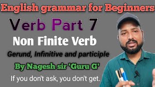 Verb  Gerund Infinitive and Particle  Grammar for competitive exams english englishverbs verb [upl. by Cheyney]