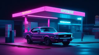 Gas Station 80s  Synthwave  Retrowave  Cyberpunk SUPERWAVE [upl. by Nirel744]