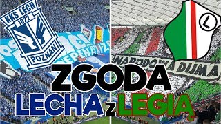 Zgoda kibiców Lecha i Legii Najciekawsze w sporcie [upl. by Annirtak]