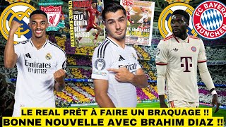 TRES BONNE NOUVELLE AVEC LE MAGICIEN BRAHIM DIAZ   LE REAL PRÊT À RECRUTER 2 LATÉRAUX [upl. by Ivonne]