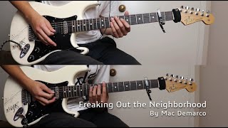 Mac DeMarco  Freaking Out the Neighborhood Guitar Cover w Tabs [upl. by Bartlett693]