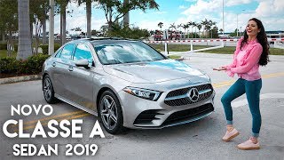 NOVO Classe A 220 SEDAN 2019 é o CARRO MAIS BARATO da MercedesBenz nos EUA [upl. by Sucramel]