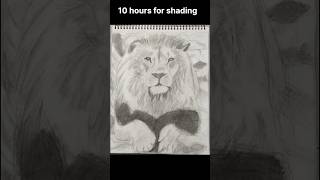 Lion 🦁😎art lion viral trending shortsfeed shorts [upl. by Chiarra]