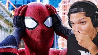 SPIDERMAN NO WAY HOME TRAILER REACTION OMG [upl. by Casimire]