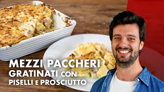 Ricetta veloce e gustosa Pasta prosciutto e piselli per studenti [upl. by Volotta]