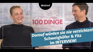 100 Dinge Film Matthias Schweighöfer und Florian David Fitz im Interview [upl. by Annayehc]