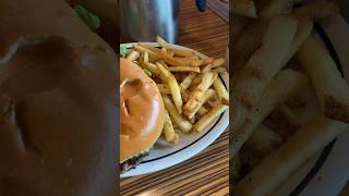 Plant base impossible patty burger gluten free pancakes cheat day [upl. by Reinwald686]