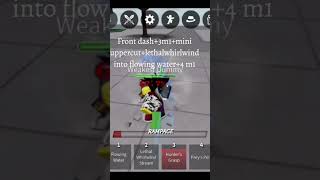 Easy garuo combo in tsbg shorts roblox thestrongestbattlegrounds recommended [upl. by Yemaj]