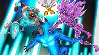 COSMIC GAROU vs BOROS amp SAITAMA amp Blast fan animation  Saitama vs blast PART 7 ONE PUNCH MAN [upl. by Carrington]