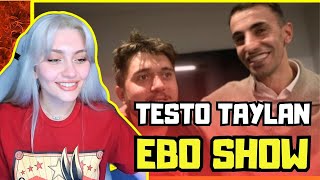 EDA MİLKA  TESTO TAYLAN quotEBOSHOWquot İZLİYOR [upl. by Notak357]