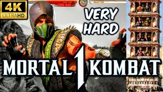 MK1 REPTILE VERY HARD KLASSIC TOWER GAMEPLAY DARRIUS AS KAMEO 4K 60 FPS NO MATCHES LOST [upl. by Kooima]