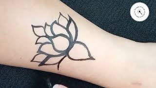 How to have a tattoo on my hand at home😱🤯 [upl. by Siramed]