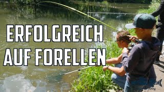 Forellen angeln leicht gemacht  Erfolgreich am Forellenteich  Fishing Bros [upl. by Meeka]