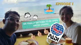 TIOMAN ISLAND Episode 1  Our PADI OWD journey begins with BampJ dive center [upl. by Aryam]