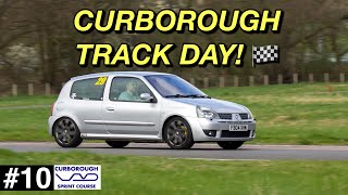 FIRST TRACK DAY IN MY CLIO 182 CURBOROUGH SPRINT [upl. by Cirillo]