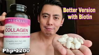 NEW amp IMPROVED NEOCELL SUPER COLLAGEN WITH VITAMIN C CALCIUM ASCORBATE BIOTIN REVIEW MAS EFFECTIVE [upl. by Giuditta]