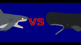 Battle Carnage megalodon vs sperm whale [upl. by Ataynek]