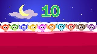 Ten In The Bed Nursery Rhyme with Lyrics [upl. by Gotthard]