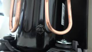 Running sound of a small rotary compressor installed in a dehumidifier [upl. by Eindys415]