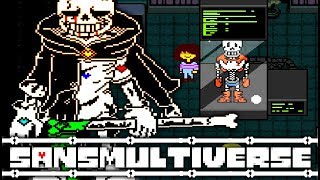 THE ULTIMATE SANS HAS BEEN RELEASED Sans Multiverse Simulator [upl. by Modestine390]