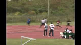 SKN Carifta Trials 2012  200m amp Field events [upl. by Siramed385]