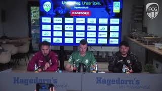 Pressekonferenz vom RegionalligaSpiel FC Gütersloh  SV Rödinghausen [upl. by Ahsyat918]