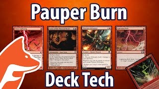 Pauper Burn Deck Tech  A Guide for Magic The Gathering [upl. by Iny]