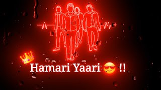 Yaari Status Dosti🔥 Shayari Status Attitude😈 poetry Bhai Giri shayari Status Attitude Shayari [upl. by Accebar]