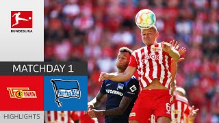 Union Berlin  Hertha Berlin 31  Highlights  Matchday 1 – Bundesliga 202223 [upl. by Bertolde815]