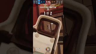 Match Point 1v4 Clutch Against Jynxzi 😭😭 rainbowsixsiege champion gaming rainbowsixsiegeclips [upl. by Wiebmer]